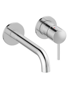 Merkur Osier redzamais komplekts iebūvējamai izlietnes jaucējkrāna kastei, 180 mm 146260000