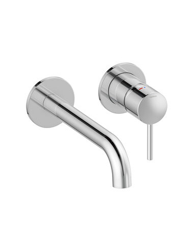 Merkur Osier redzamais komplekts iebūvējamai izlietnes jaucējkrāna kastei, 180 mm 146260000