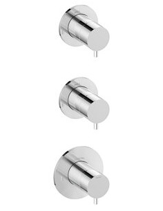 Silhouette ārējo detaļu komplekts - termostats + 2 noslēgkrāni 767110000
