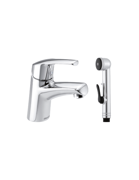 Rowan izlietnes jaucējkrāns ar sānu izsmidzināšanu 670300000 Rowan izlietnes jaucējkrāns ar sānu izsmidzināšanu 670300000