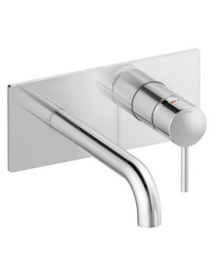 Merkur Osier izlietnes kvadrātveida aizmugurējā plāksne, 180 mm 146250000