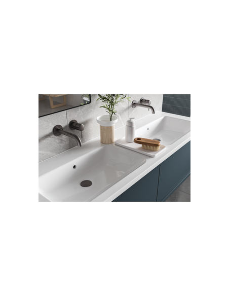 Merkur Osier redzamais komplekts iebūvējamai izlietnes jaucējkrāna kastei, 180 mm 146265500
