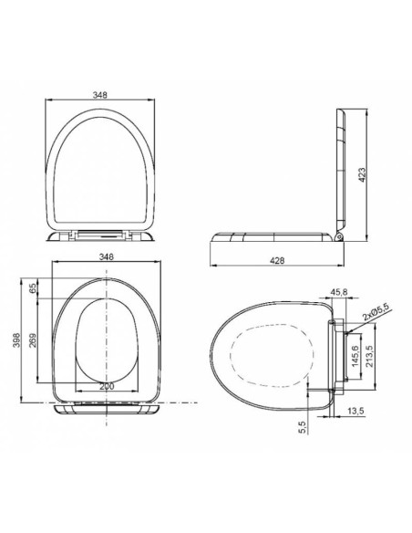 571 / 5,000 WC seat, NT NOFER 15029.S, stainless steel - 1 571 / 5,000 WC seat, NT NOFER 15029.S, stainless steel - 1