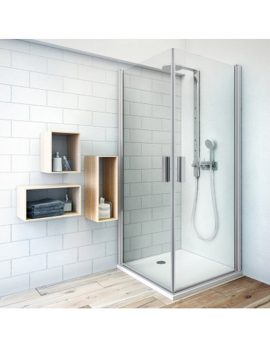 Shower doors TCO1/900 br/glass, 2pcs - 8