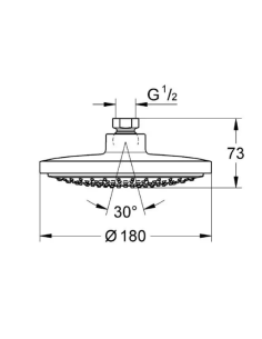 Hansgrohe augšējā duša Raindance AIR 27492000 - 2 2