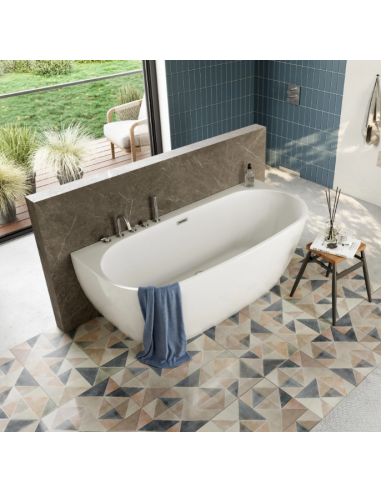 Polimat Akrila brīvstāvošā vanna RISA 170x80cm - 4