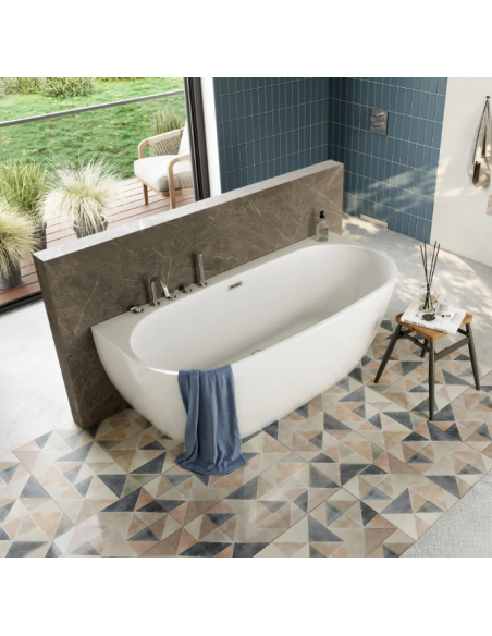 Акриловая отдельно стоящая ванна RISA 170x80см - 4