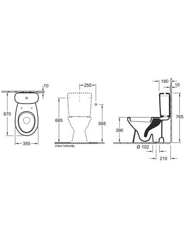 7G0310 Saval 2.0 poda apakša, baltā krāsā,...