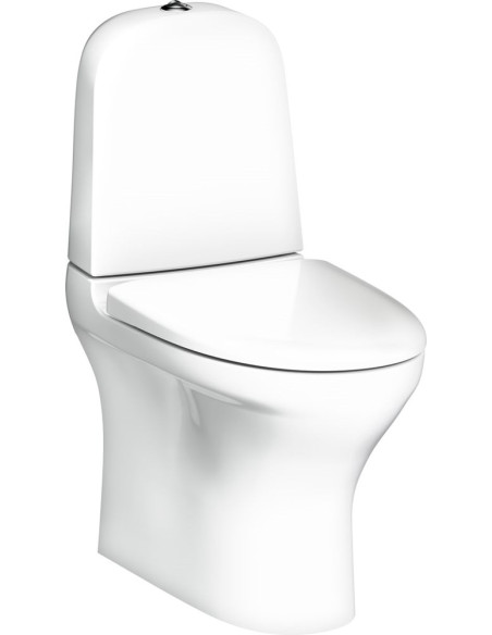 Tualetes pods Estetic 8300, apslēpts S/P tipa sifons, Hygienic Flush mala, duālā skalošana, vāks ar Soft Close/Quick Release, Ce