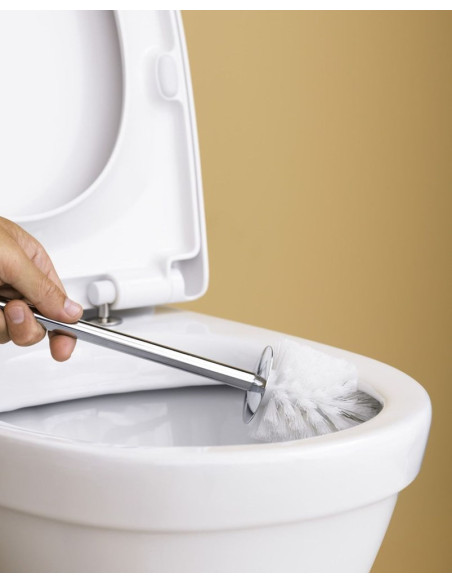 Tualetes pods Nautic 1500, slēpts S veida savienojums, Hygienic Flush mala, duālā skalošana, vāks ar Soft Close/Quick Release, C