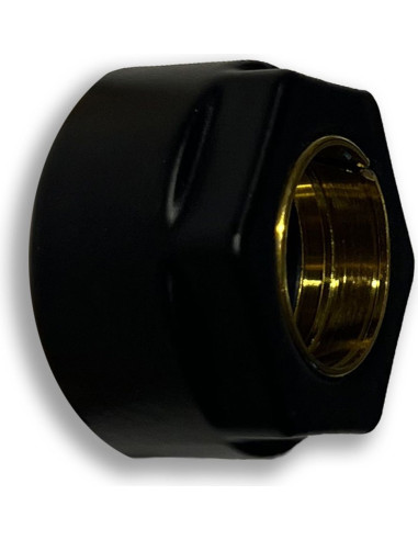 Hi-Tech 1/2"x15mm melna CU klemskrūve TE-SA