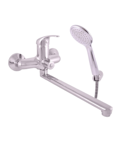 Bath/sink mixer with shower set SAZAVA, chrome - 6
