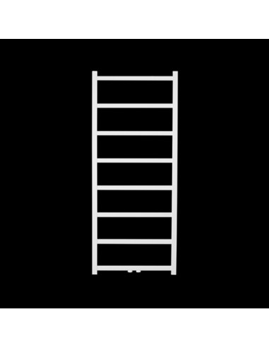 Wellmer ūdens dvieļu žāvētājs ATLANTA balts 1200x500 dubultais pieslēgums nerūsējošais tērauds