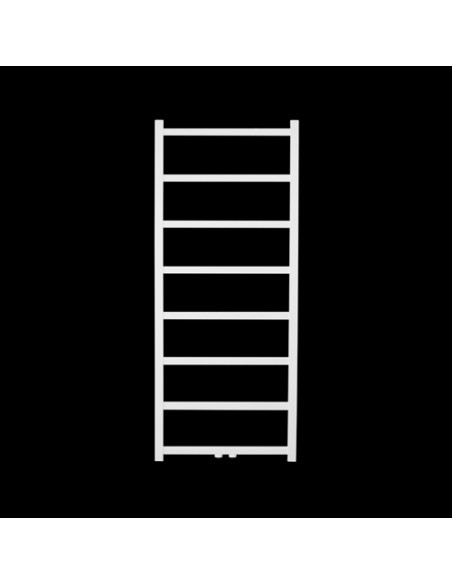 Wellmer ūdens dvieļu žāvētājs ATLANTA balts 1200x500 dubultais pieslēgums nerūsējošais tērauds