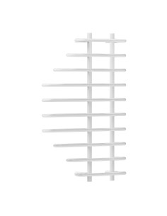 Wellmer ūdens dvieļu žāvētājs AMBER SAIL balts 1000×700 nerūsējošais tērauds 2