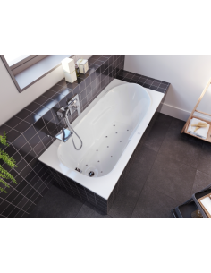 Columbia Rihopool 160x75 Air, right, high gloss white - 2