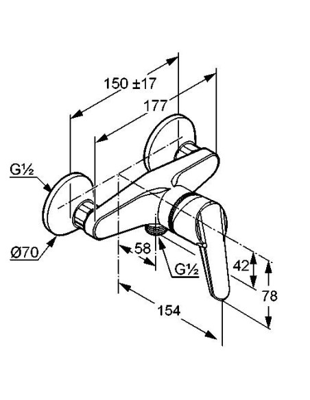 Dušisegisti 378420590, D-VISE - 1