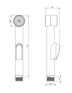 Deante Bidetta Rokas duša - bidetta XDCA6SCA1 2