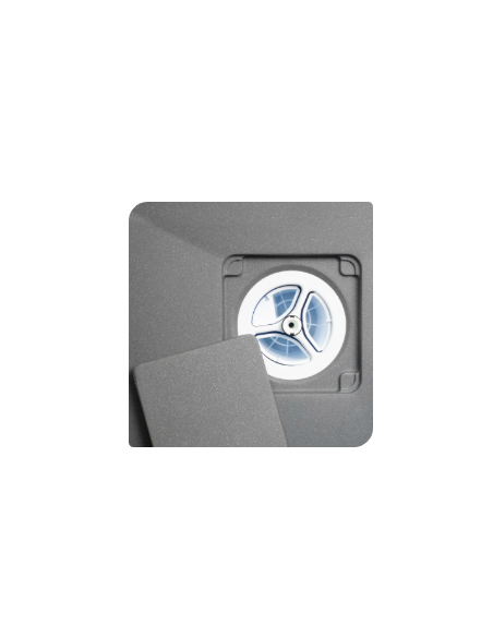 Deante Easy-Clean Shower tray waste kit, cleaned from the top NHC_029C - 8