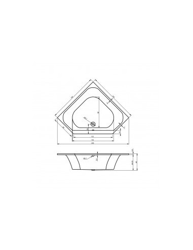 Riho Austin built-in bathtub