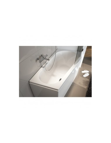 Delta acryl bathtub 150x80, left, high gloss white