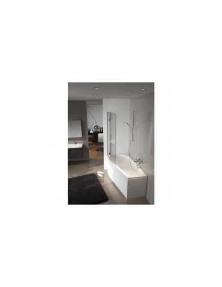 Delta acryl bathtub 150x80, right, high gloss white