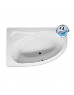 Aryl acryl bathtub 170x110, right, high gloss white