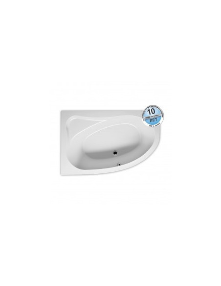 Aryl acryl bathtub 170x110, right, high gloss white