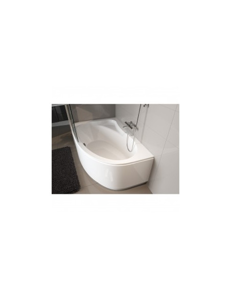 Aryl acryl bathtub 170x110, right, high gloss white