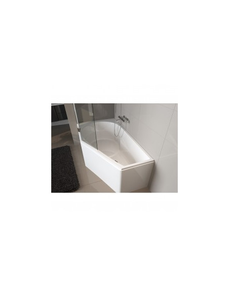 Yukon acryl bathtub 160x90, right, high gloss white