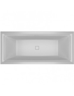 Still Square acryl bathtub 180x80 Incl siphon, high gloss...