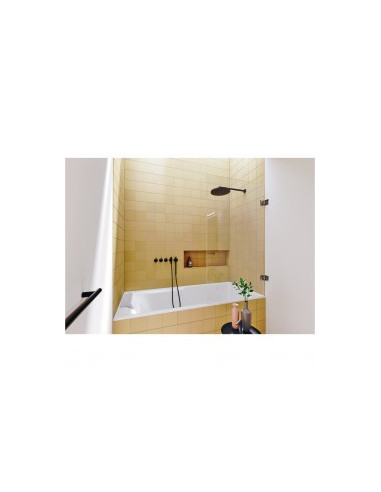 Still shower bathtub 180x80, high gloss white