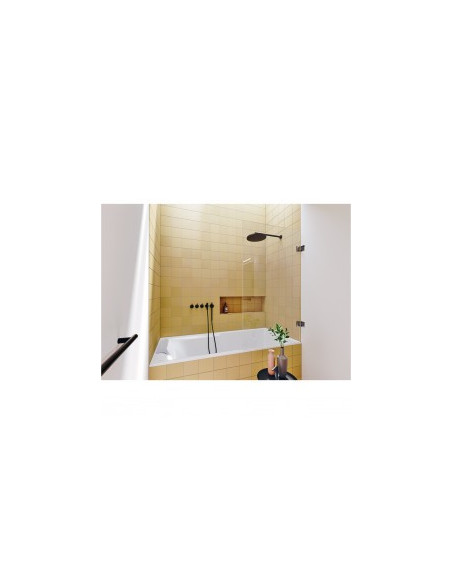 Still shower bathtub 180x80, high gloss white