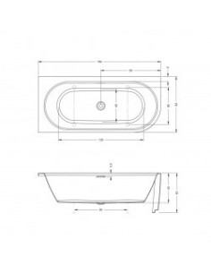 Desire corner 184x84 right compleet, high gloss white 2
