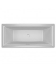 Still square 170x75 PL&PL left, high gloss white