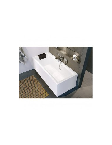 Still square 170x75 PL&PL left, high gloss white