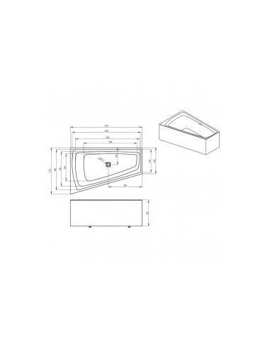 Riho Still Smart Plug & Play bathtub 170 x...