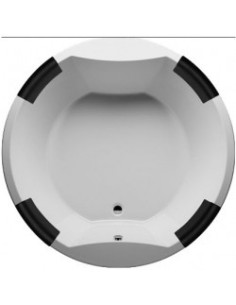 Colorado acryl bathtub Diameter 180, high gloss white