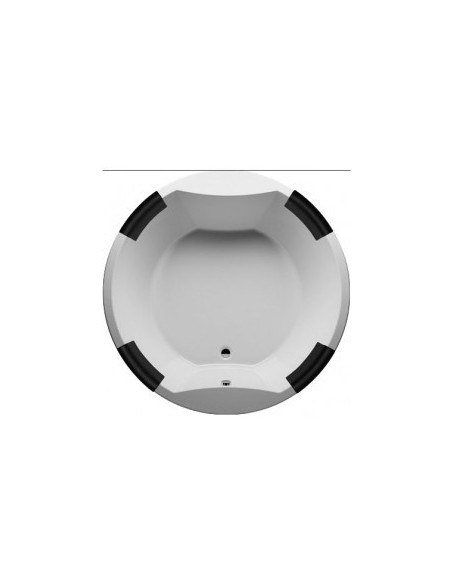 Colorado acryl bathtub Diameter 180, high gloss white