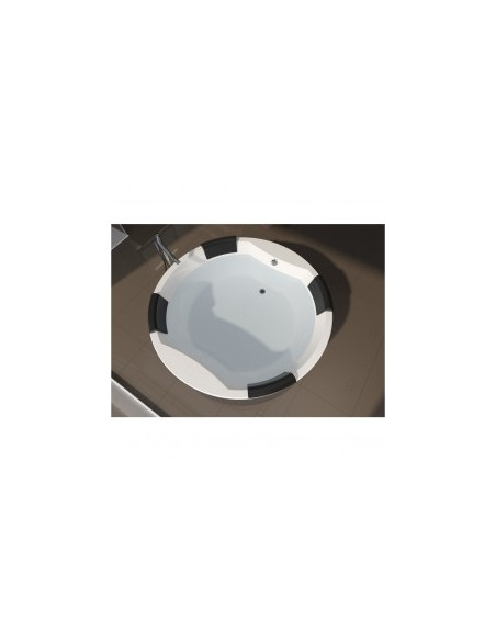 Colorado acryl bathtub Diameter 180, high gloss white