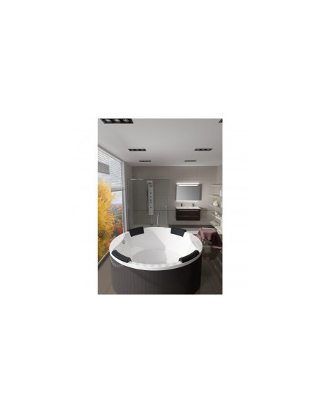 Colorado acryl bathtub Diameter 180, high gloss white