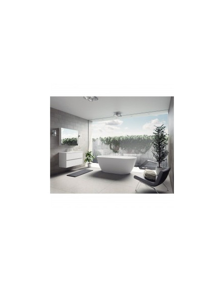 Bilbao solid bad 150x75x55,5 , white mat