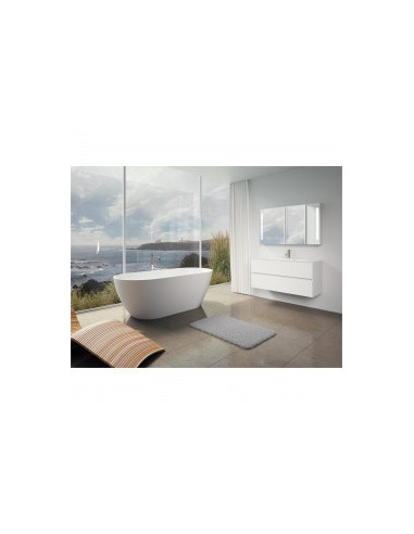 Bilbao solid bad 150x75x55,5 , white mat