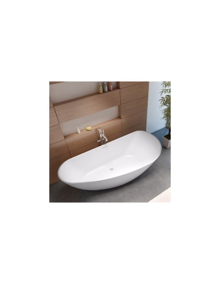 Granada solid bad 190x90x60, white mat