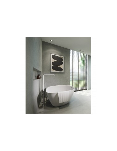 Riho Bilo Solid Surface Freestanding Bathtub