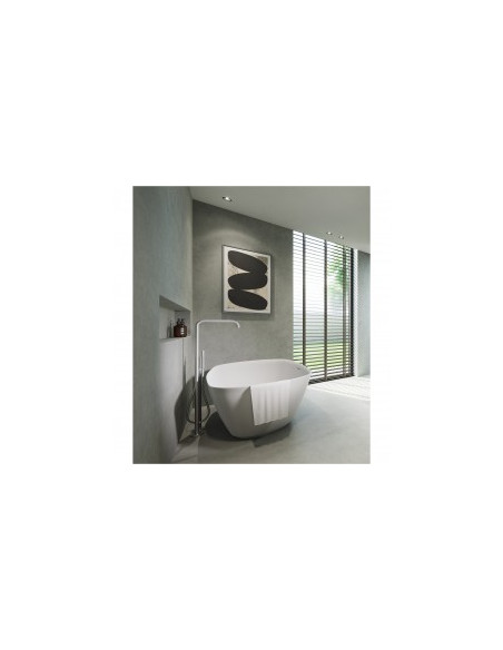 Riho Bilo Solid Surface Freestanding Bathtub