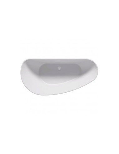 Granada solid bad 170x80x60 right, white mat