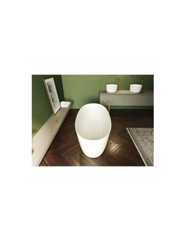 Riho Oval 160 Solid Surface freestanding bath