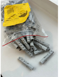 copy of Äärik kaanega + 3× seinatüüblit, 3× kruvi, roostevaba teras, poleeritud 101120132 - 1 2