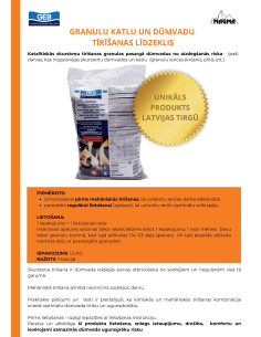 GEB Granulu katlu un dūmvadu tīrāmais līdzeklis 1.5kg - 1 2